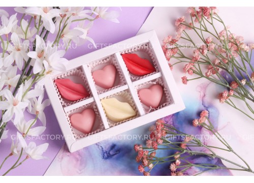 Подарок Сердечное признание 6 конфет