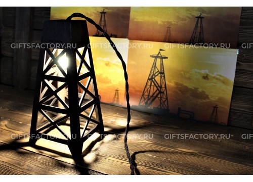 Лампа - нефтяная вышка